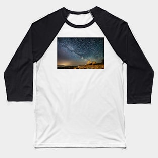 Port Eynon Salt House and the Milky Way Baseball T-Shirt